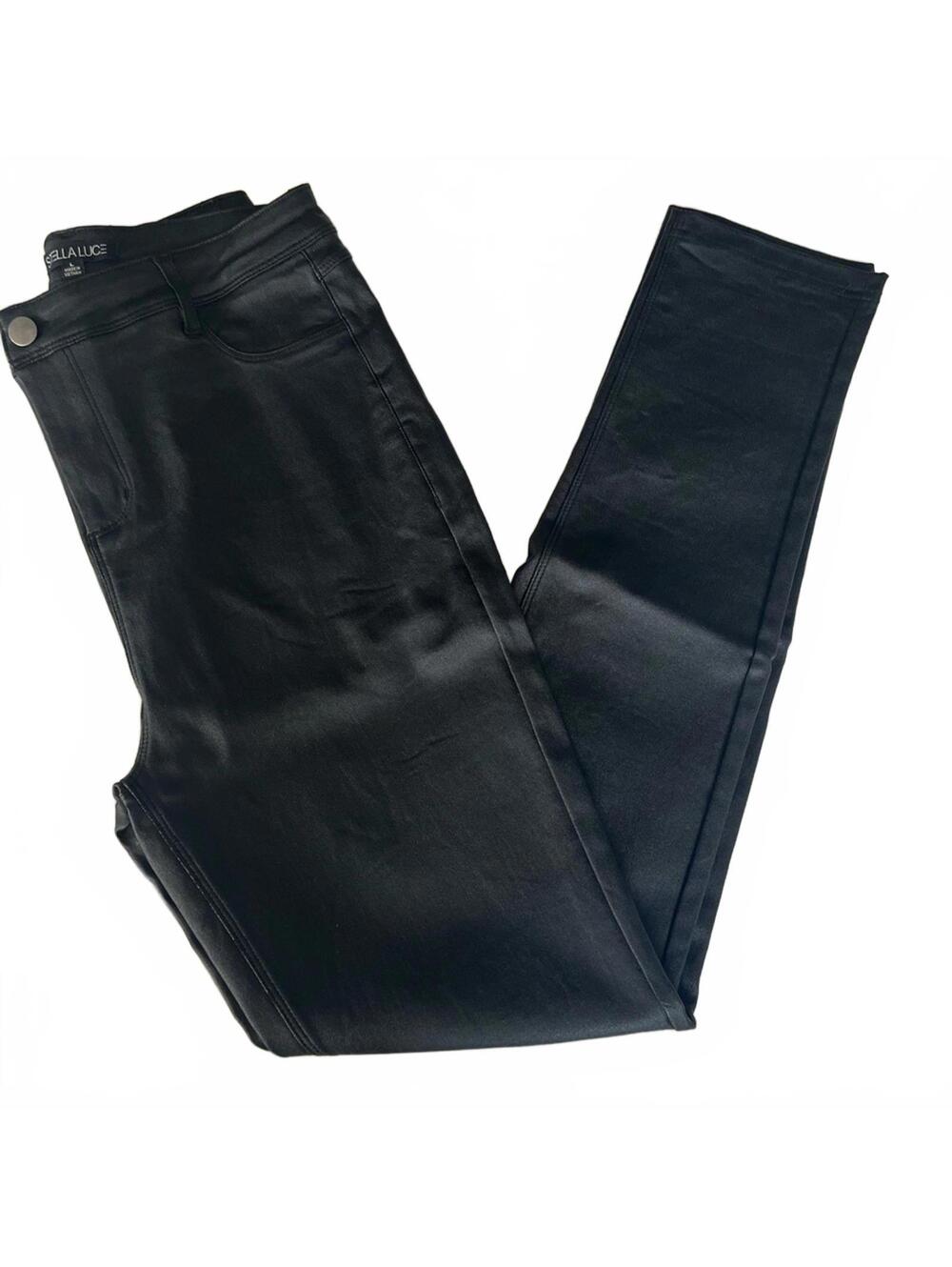 Stella Luce Charcoal Denim Jeans Dark Wash Straight Leg Casual Denim